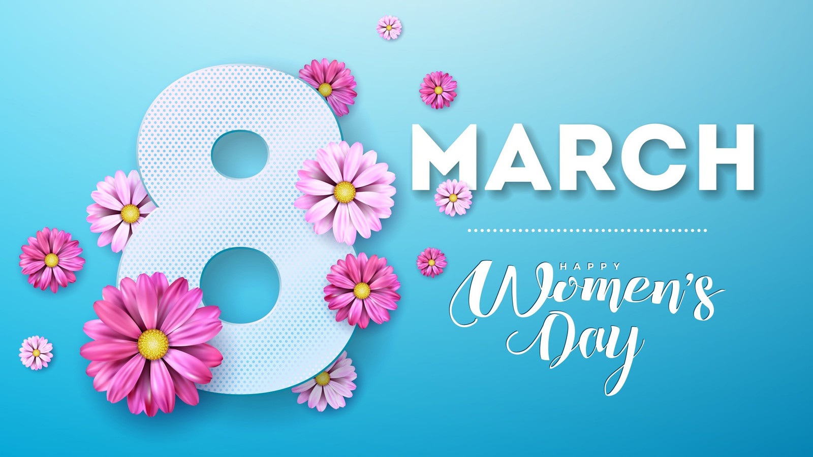 Download march 8th, illustration, womens day, celebrations, 4k wallpaper for free