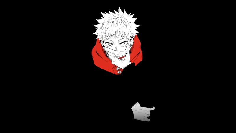 Аниме, аниме, блич, блич, черный фон, черный фон, б (jujutsu kaisen, сражение магов, 呪術廻戦, аниме, anime)