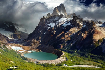 фитц рой, вершина горы, патагония, patagonia, аргентина