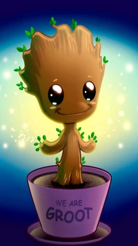 animados, groot