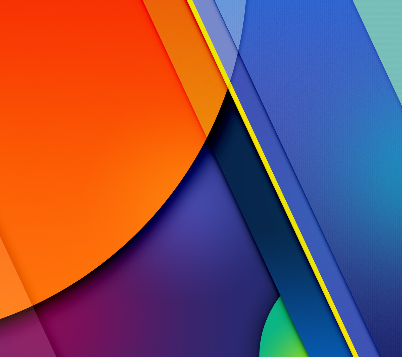 A close up of a colorful wallpaper with a circle and a circle (android, flat, lollipop, material, paper)