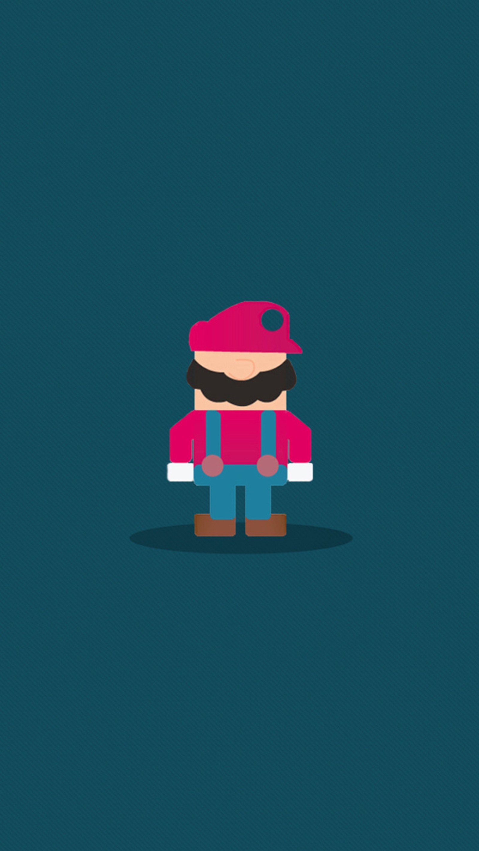 Un personnage de dessin animé d'un homme avec une moustache et un chapeau rose (gaming, mario)