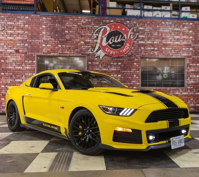 Ford Mustang Roush Édition Hibou Jaune 2019 : Une Classique de Muscle Car Audacieuse