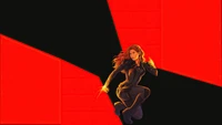 Dynamische Kunst von Black Widow: Natasha Romanoff in Aktion