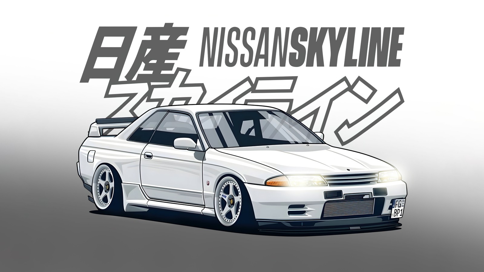 Descargar fondo de pantalla nissan skyline gt r r32, coches jdm, japonés, autos clásicos, coches