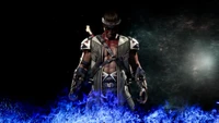 nightwolf, mortal kombat 11, video game wallpaper