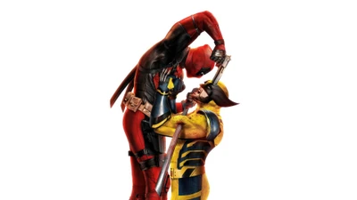 Deadpool e Wolverine se enfrentam em um confronto épico