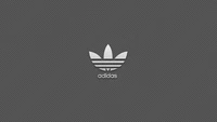 Logo de Adidas en fondo monocromático - Fondo de pantalla 4K