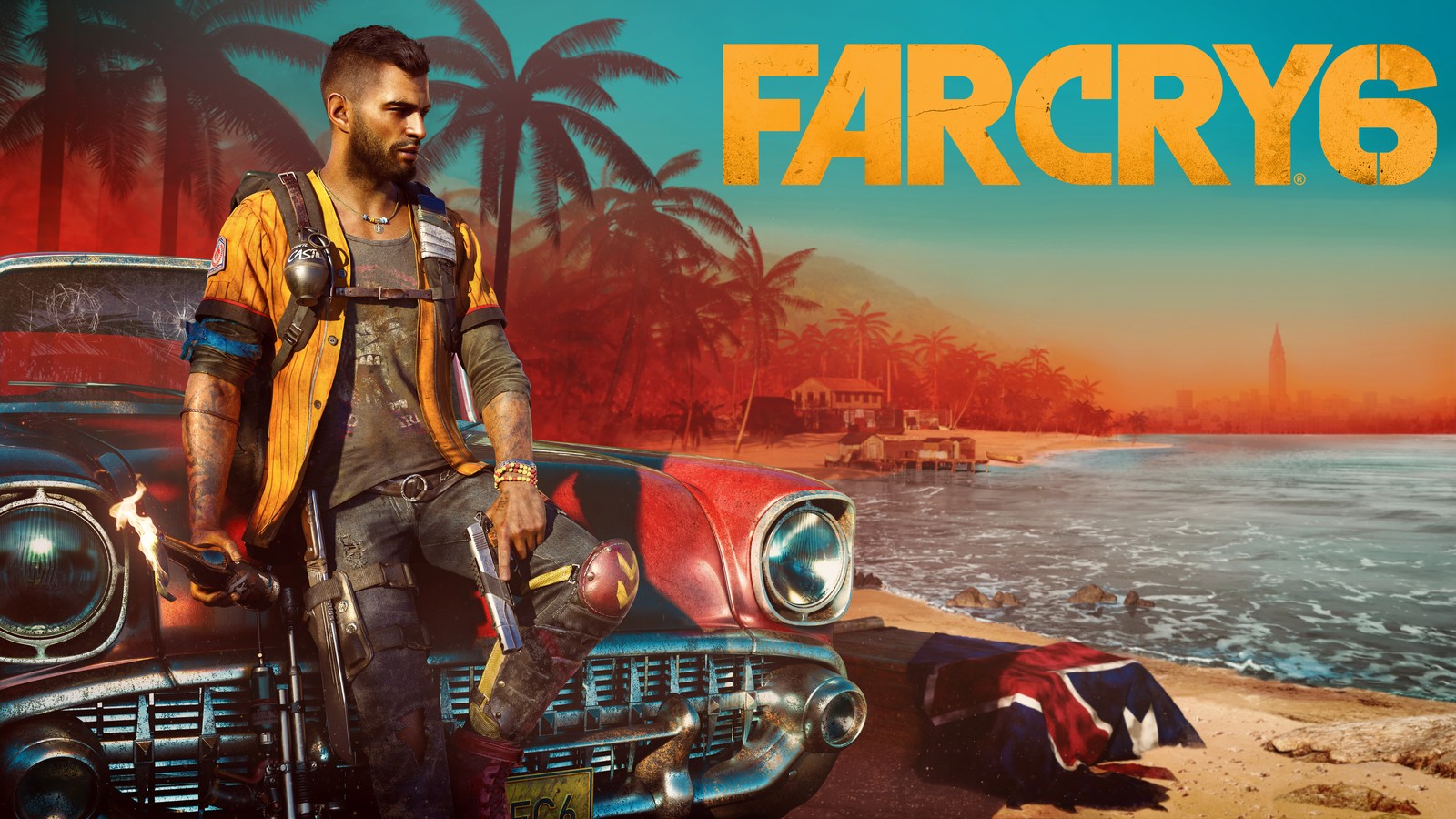 Far cryer kommt in den nintendo-shop (far cry 6, videospiel, dani rojas, männlich, charakter)