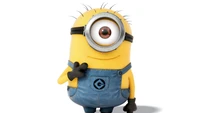 stuart the minion, minions, toy, cartoon, action figure