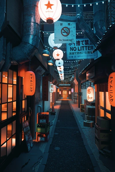 ruelle, japon, japonais