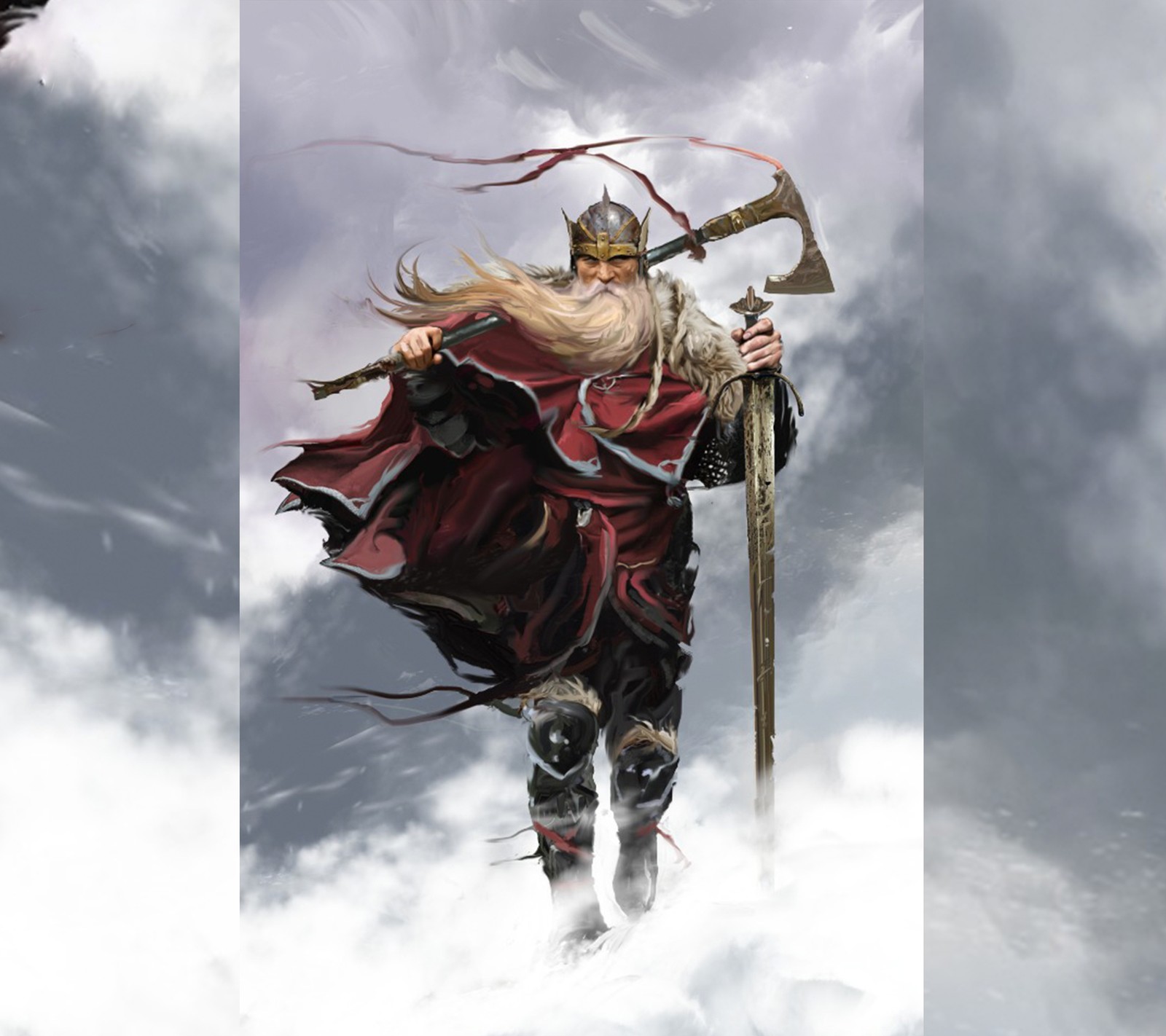 artic, viking, warrior Download Wallpaper