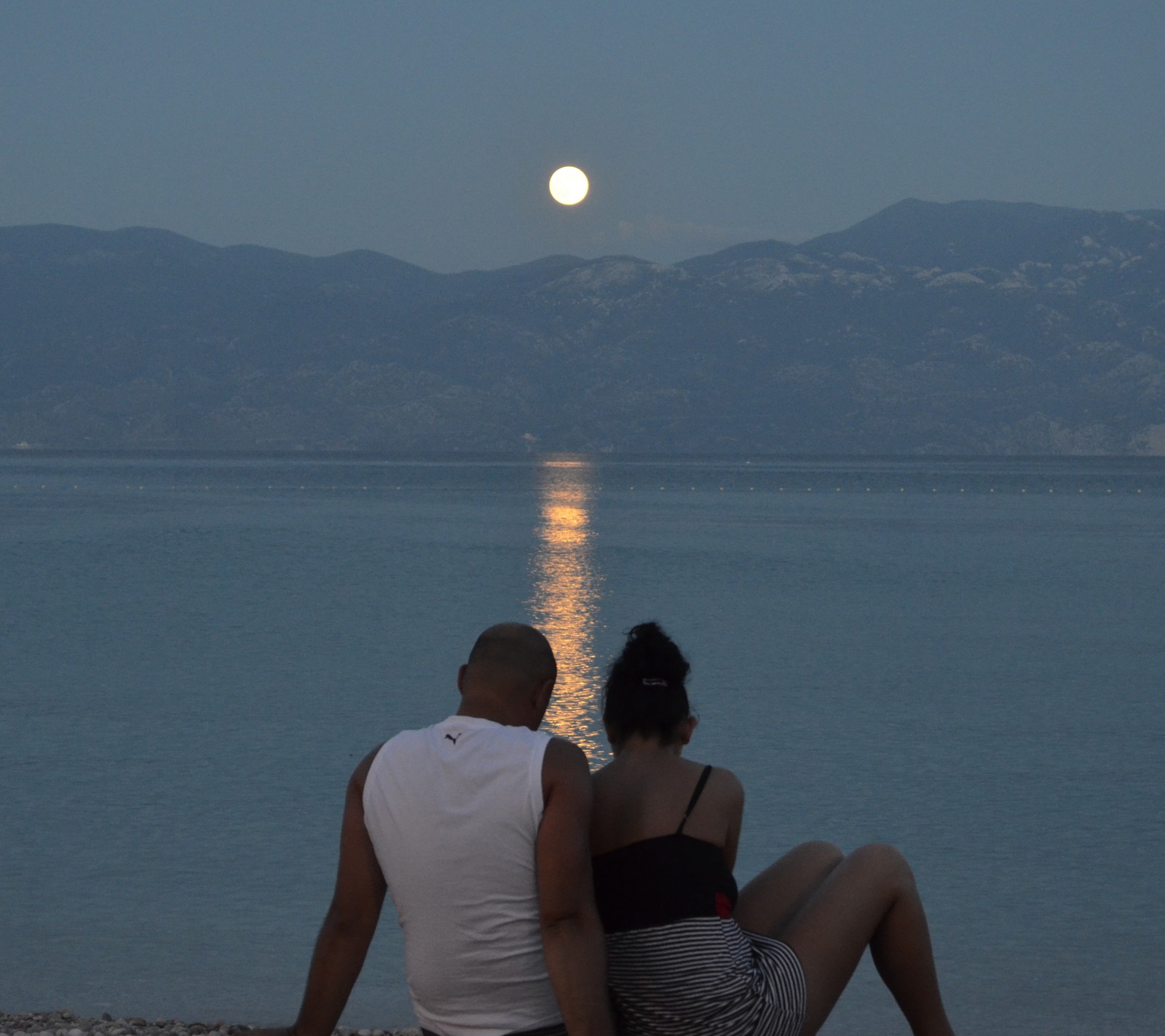 light, love, moon, romance Download Wallpaper