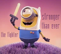 fighter, funny, minion wallpaper