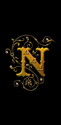 royal, letter, letters, golden, black wallpaper