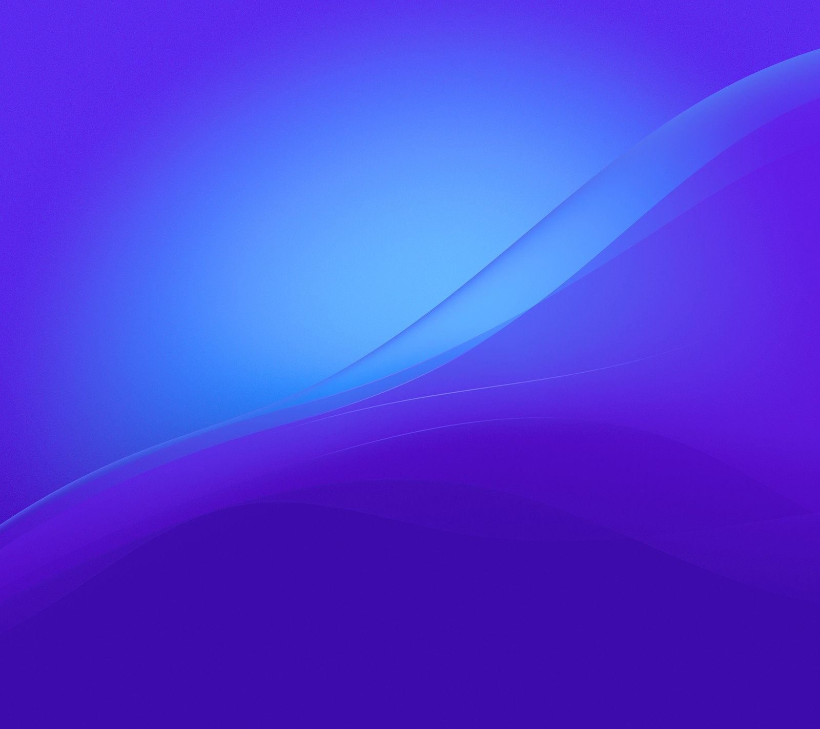 A close up of a blue and purple background with a curved wave (abstract, blue, purple, xperia, z4)