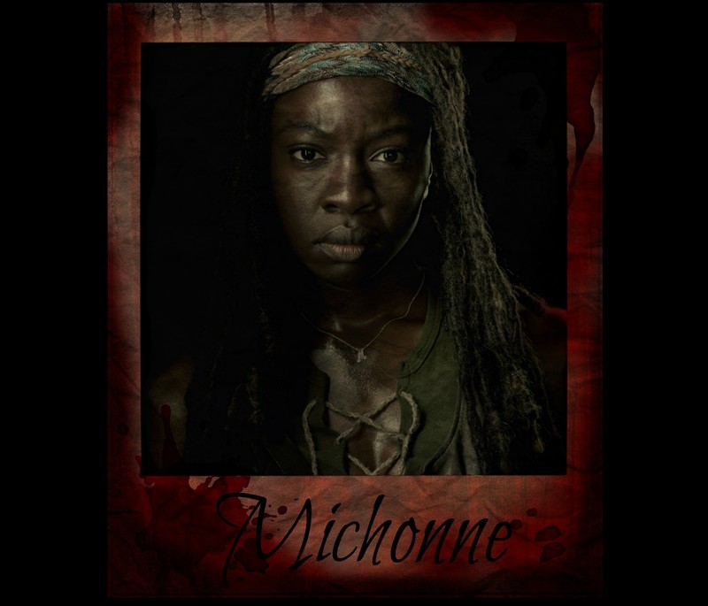 Крупный план человека с дредами и изображением женщины (мишон, michonne, ходячие мертвецы, the walking dead, twd)