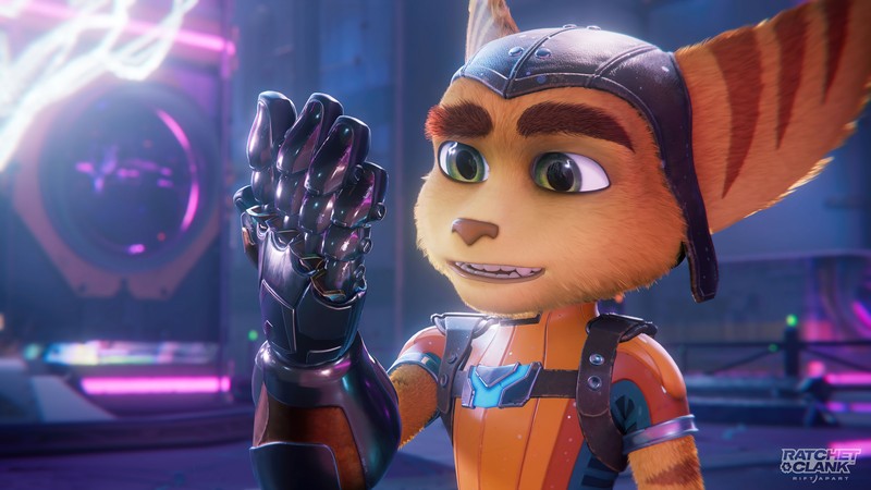 Рэтчет в новом трейлере рэтчета (ratchet clank rift apart, ratchet and clank rift apart, видеоигра, рычаг)