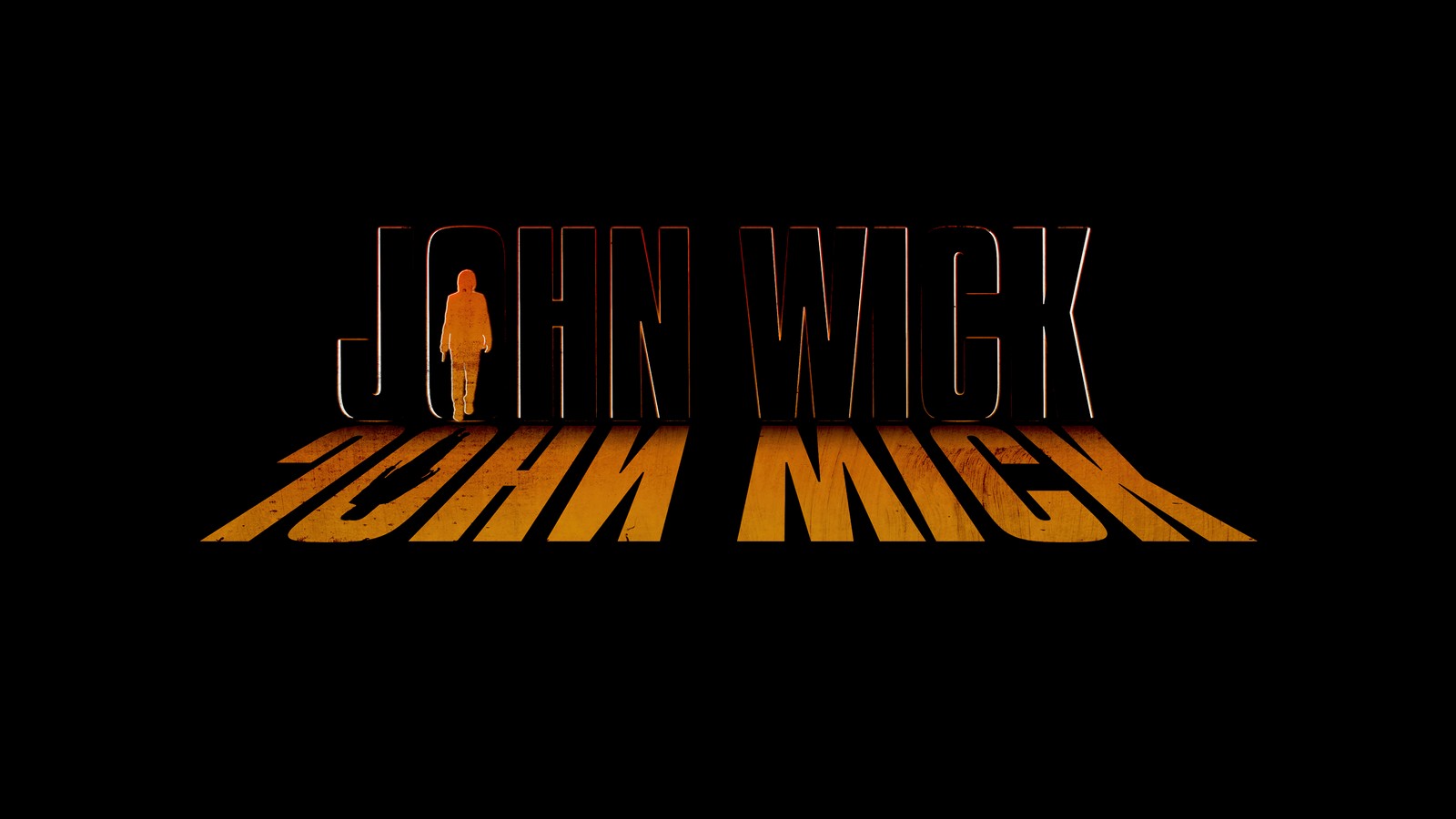 Baixar papel de parede john wick, fundo preto, ilustração, keanu reeves como john wick, keanu reeves as john wick