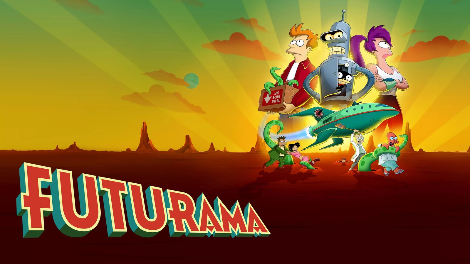 Téléchargez le fond d'écran futurama, saison 12, série 2024, cartoon, films