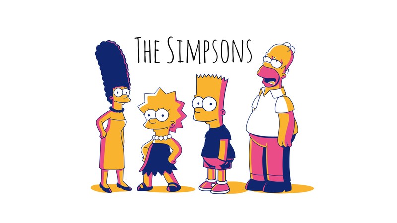 Обои симпсонов (симпсоны, the simpsons, семья симпсонов, simpson family, гомер симпсон)