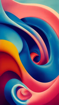 orange, graphic design, colorfulness, light, art wallpaper