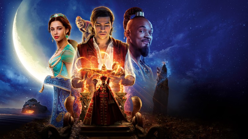 Постер для «ала и принцессы пустыни» (аладдин 2019, aladdin 2019, фильм, аладдин, aladdin)