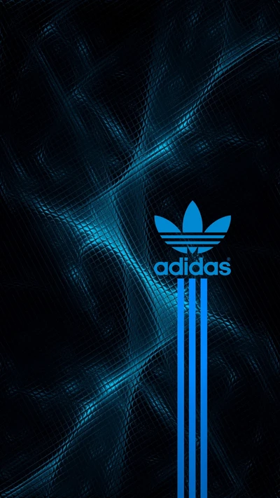 adidas, blue, logo