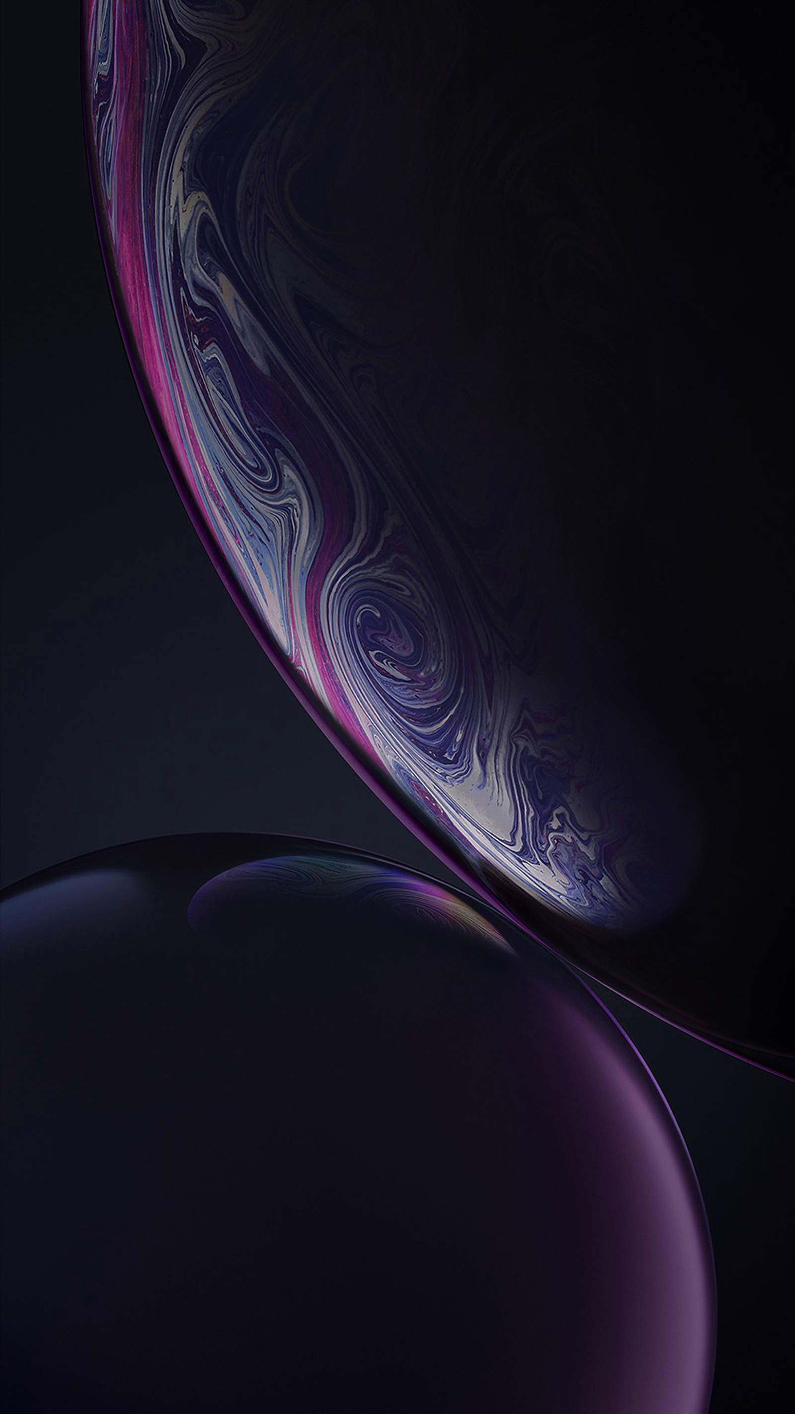 Iphone xr with a purple back and a black back (apple, iphone, ios12, iphone xr, max)