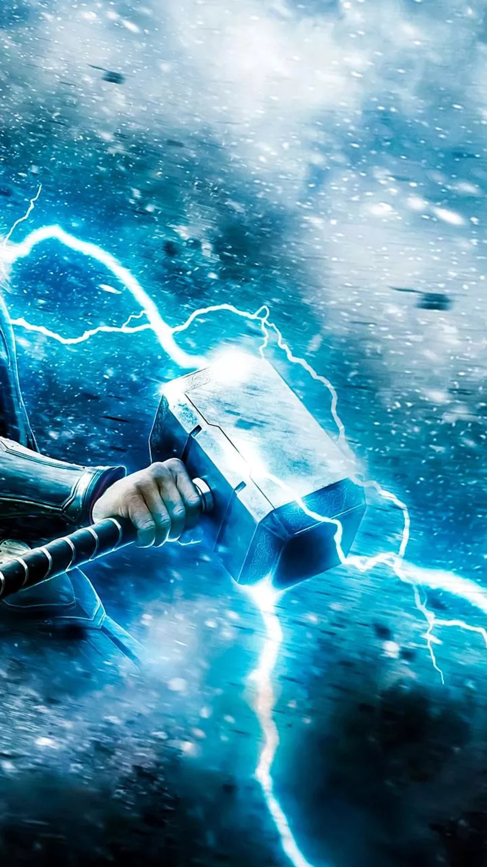 hammer, marvel, thor, thunder wallpaper