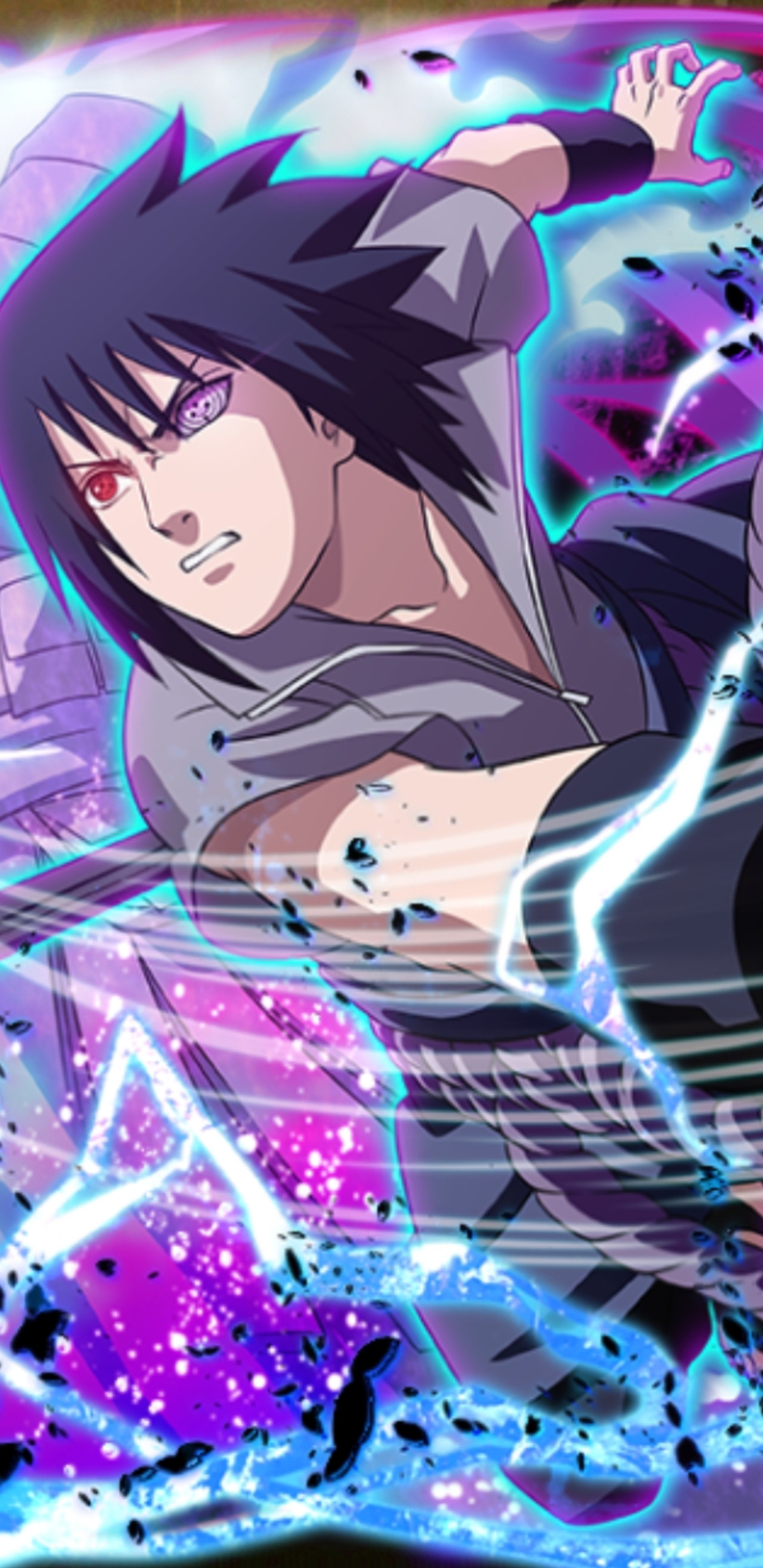 Descargar fondo de pantalla fondo de anime, naruto shippuden, sasuke, uchiha