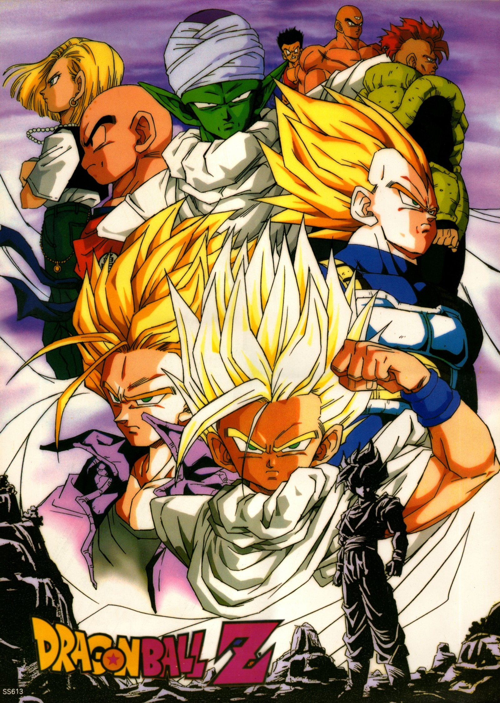 android, dragon, saga, super saiyan Download Wallpaper