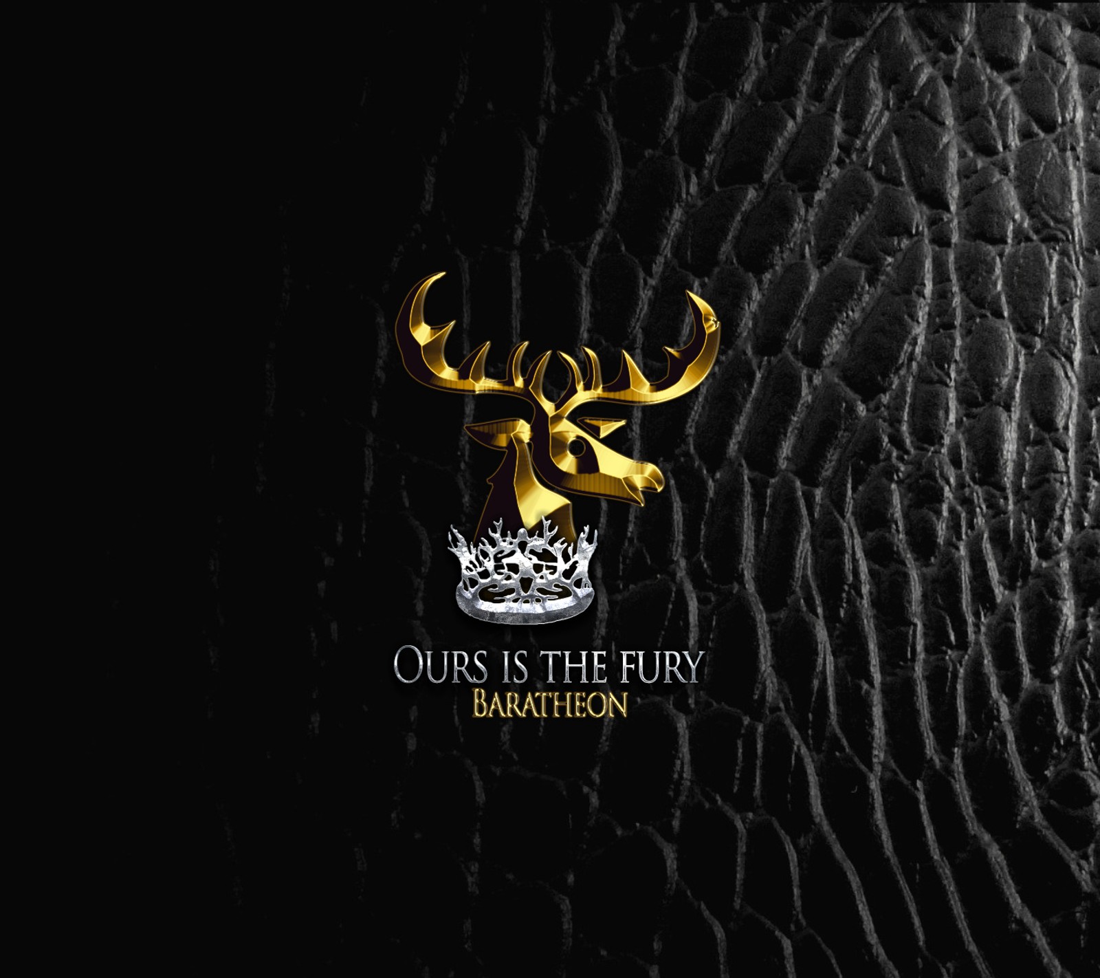 A close up of a deer head on a black background (arryn, game of thrones, got, winter is coming)