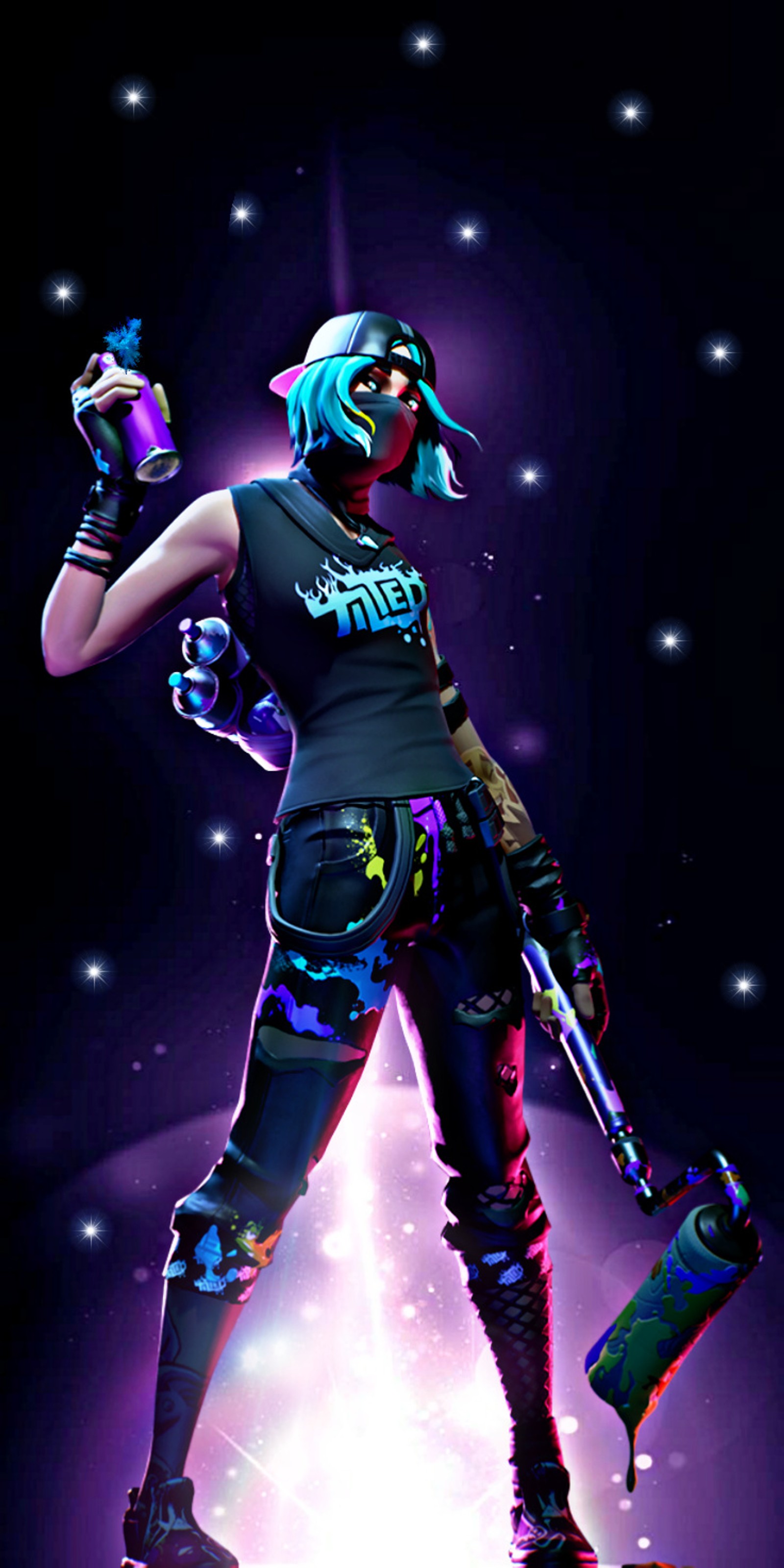 Lade fortnite, fortnite skin, tilted Hintergrund herunter