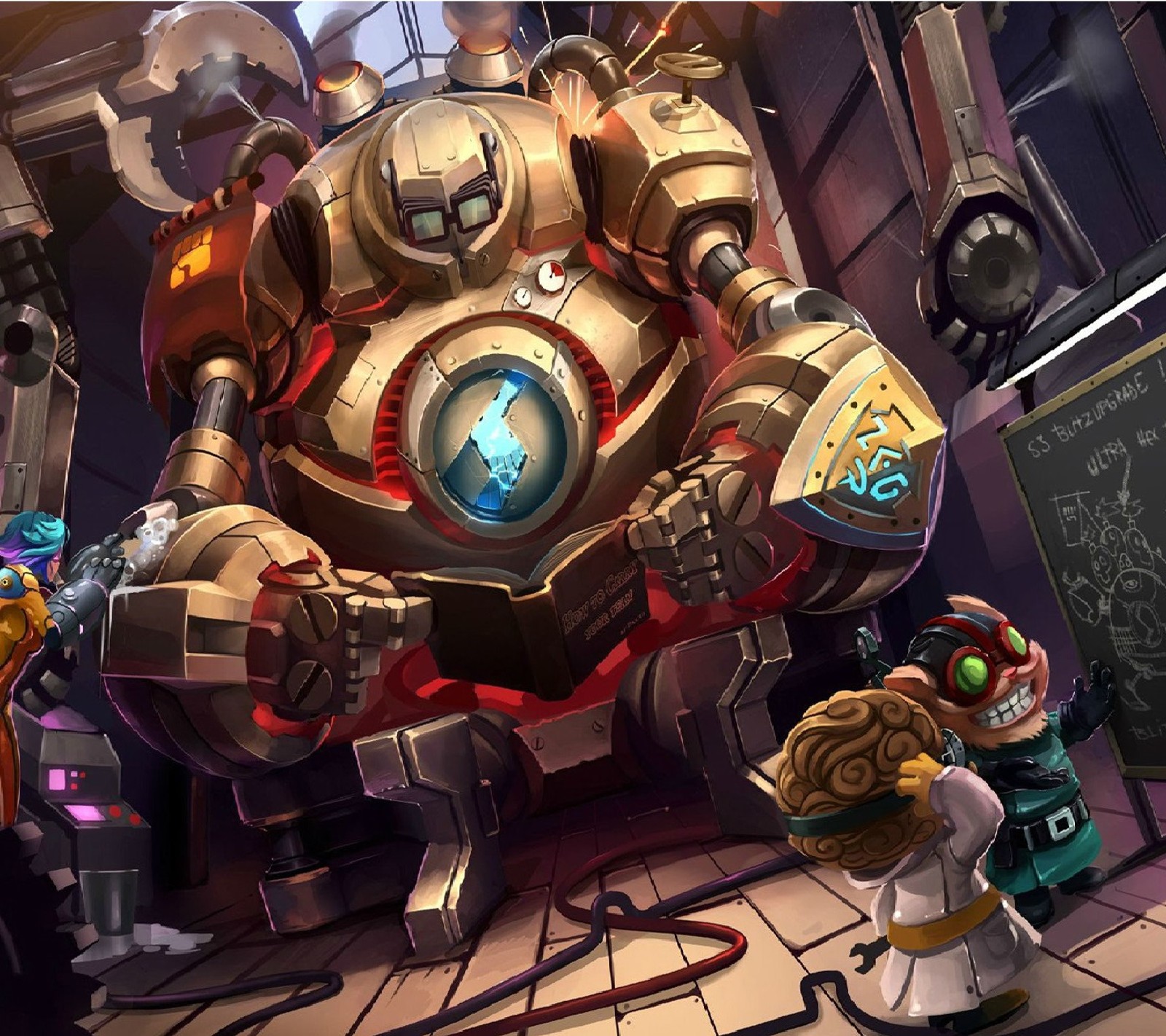 Descargar fondo de pantalla blitzcrank, lol