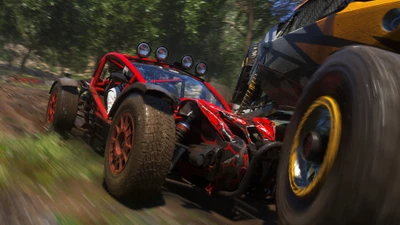 Action intense de course tout-terrain dans Dirt 5