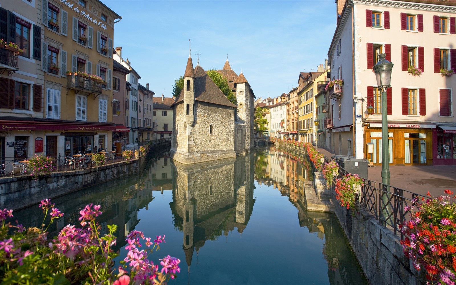 Lade kanal, wasserstraße, gewässer, wasser, reflexion Hintergrund herunter