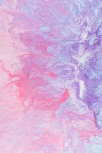 Abstract Watercolor Swirls in Soft Pink and Magenta Hues