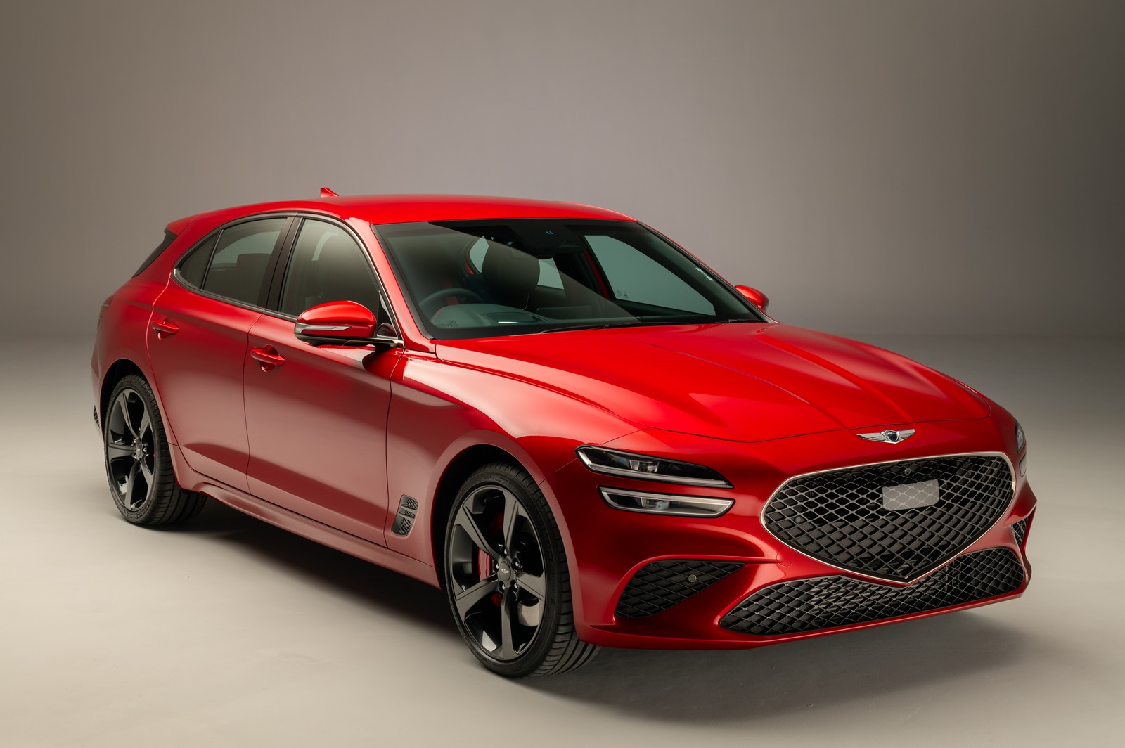 El nuevo genesis es un sedán deportivo y elegante con un diseño elegante (genesis g70, vagón, 2021, 5k, coches)