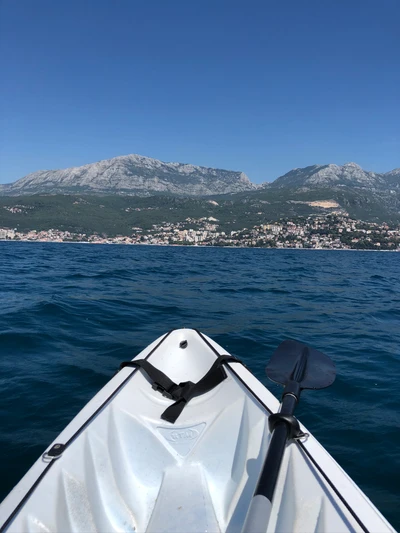 eau, bateau, fjord, navigation, chaîne de montagnes