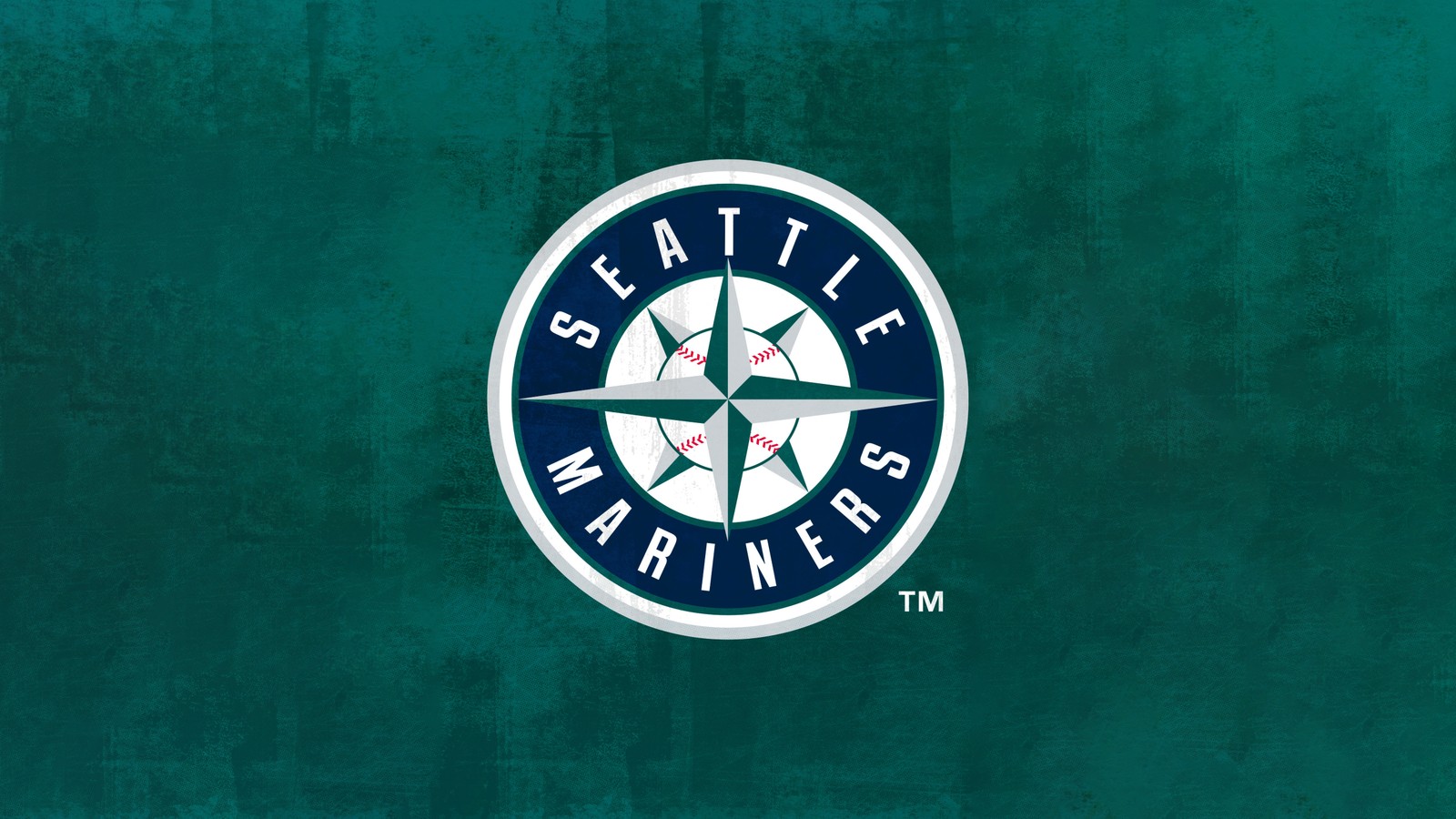 Lade seattle mariners, baseballmannschaft, major league baseball mlb, 5k, grüner hintergrund herunter