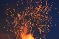 feuer, feuerwerk, ereignis, silvester, gras