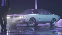 Klassischer blauer Dodge Charger B Body: Eine zeitlose Muscle-Car-Ikone