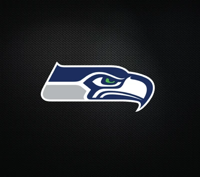 Logo des Seattle Seahawks sur un fond sombre