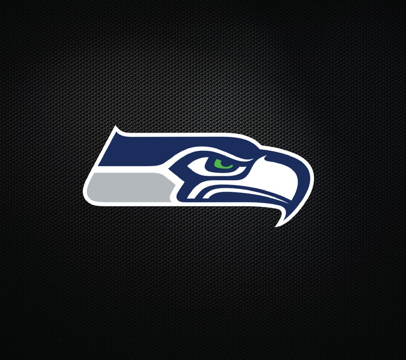 Крупный план логотипа seattle seahawks на черном фоне (футбол, nfl, сихаукс, сиэтл сихокс, seattle seahawks)