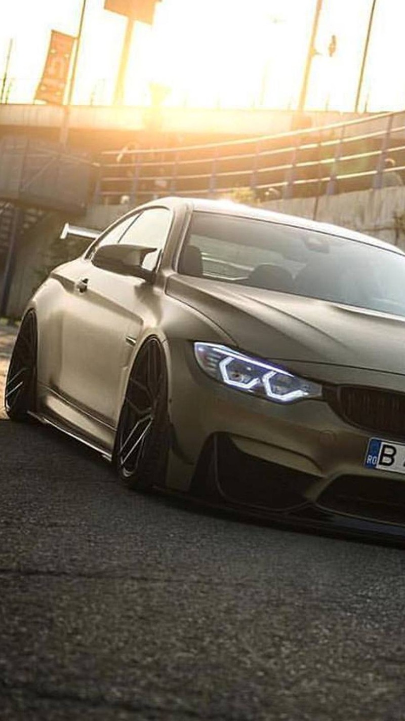 Bmw m4 купе с широкой стойкой (bmw, машина, золото, новый)