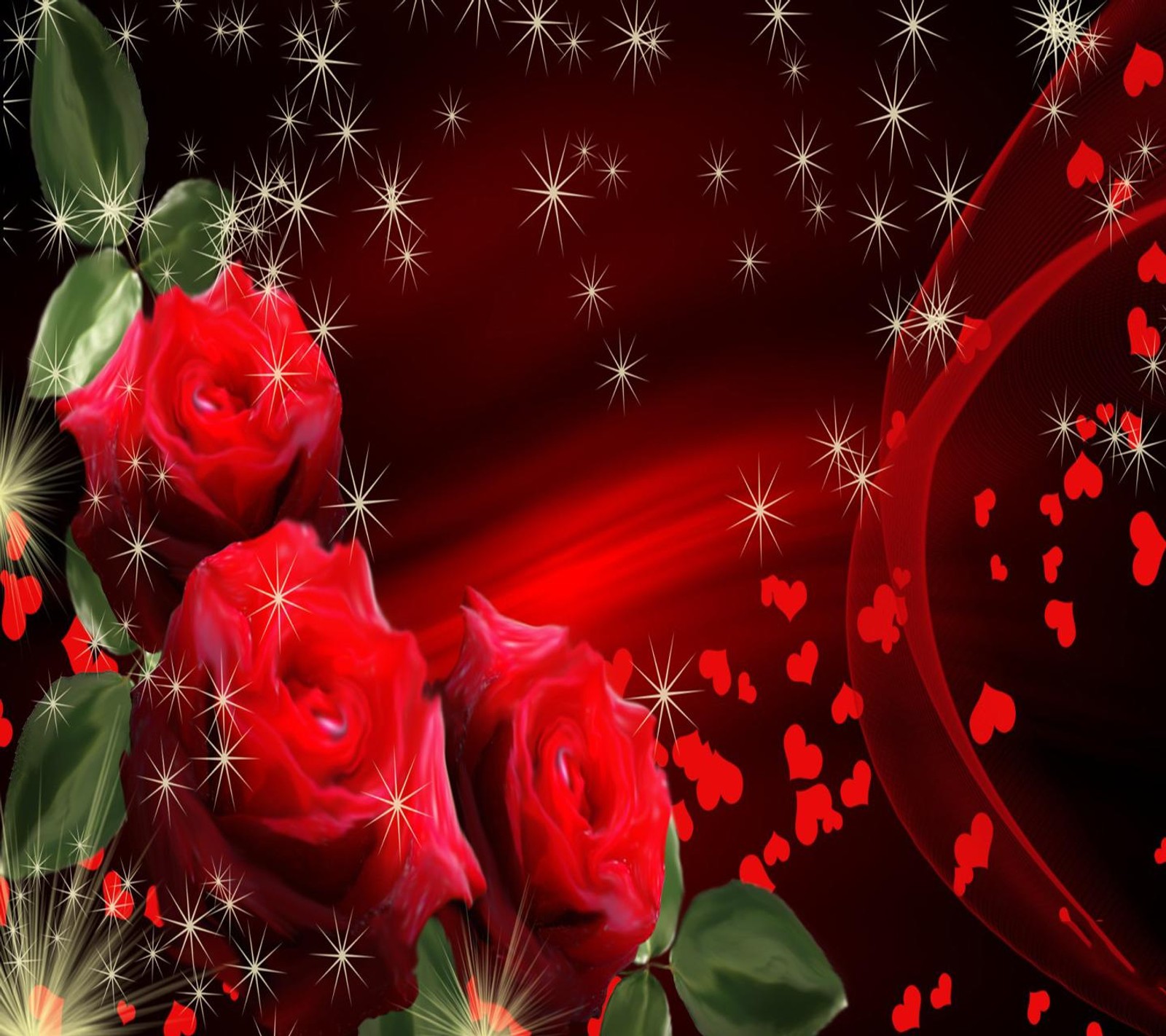 Download red roses, wallpaper for free