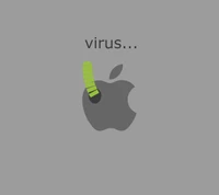 android, pomme, amusement, virus