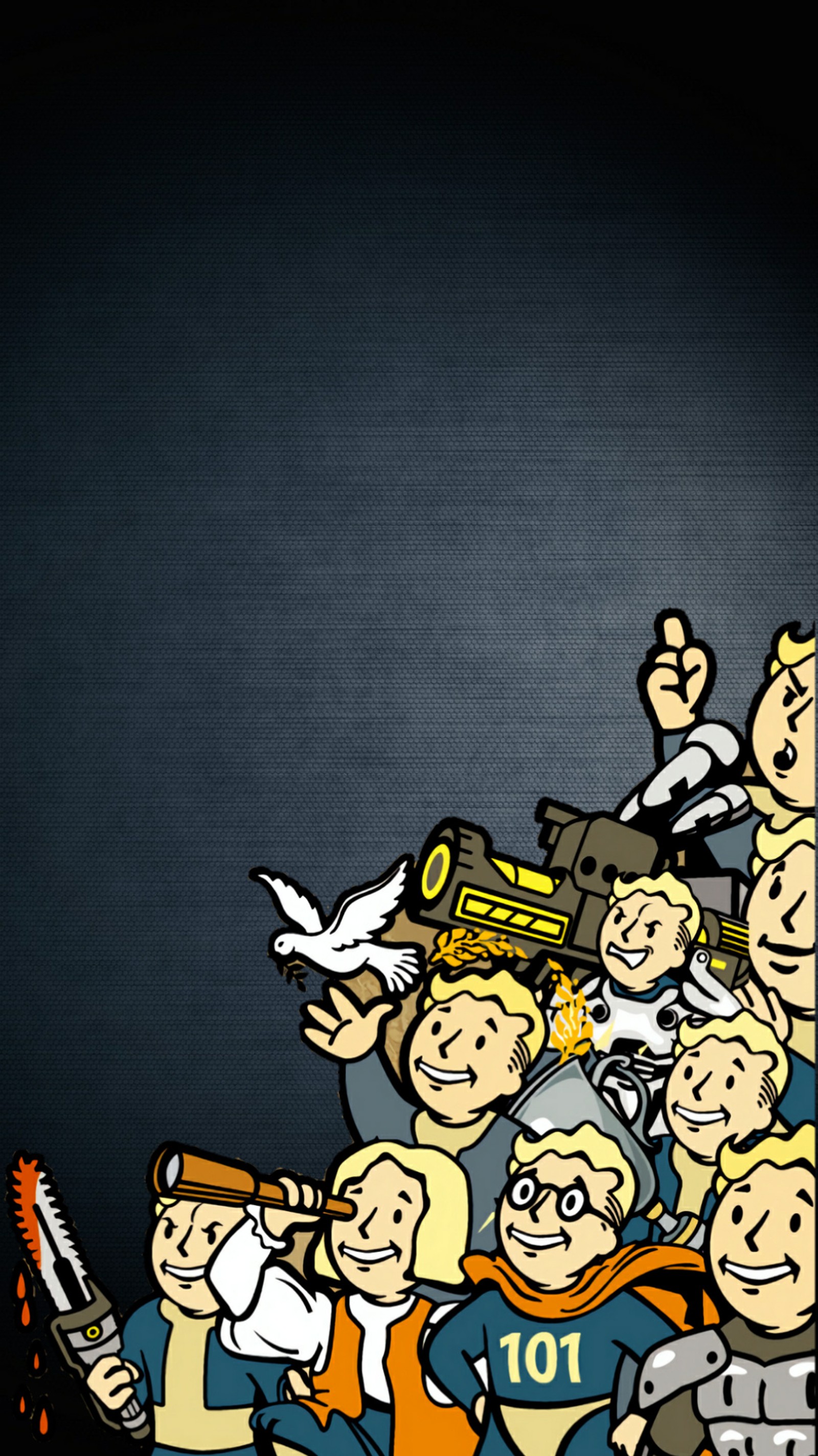 Baixar papel de parede fall out, fallout, vault boy