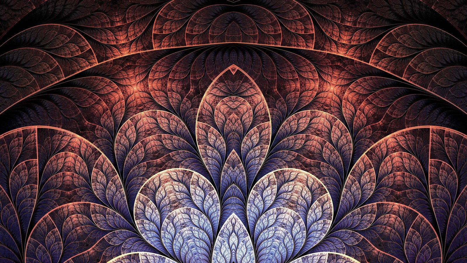 Descargar fondo de pantalla arte fractal, fractal, diseño, patrón, simetría